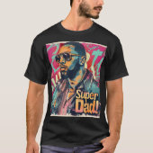 Super vader digitale kunst t-shirt (Voorkant)