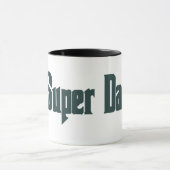 Super vader Top pistool vaderdag cadeau idee mok (Midden)