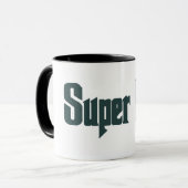 Super vader Top pistool vaderdag cadeau idee mok (Voorkant links)