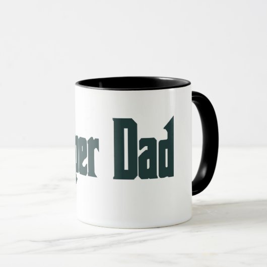 Super vader Top pistool vaderdag cadeau idee mok (Voorkant rechts)