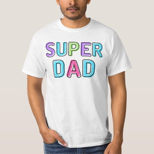 Super vader's dag cadeau t-shirt (Voorkant)