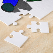 Super Vegan Man (Onze Mascotte) Legpuzzel (Zijkant)