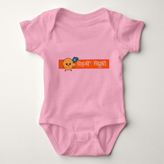 Super Vegan Soy Wonder Baby Romper (Voorkant)