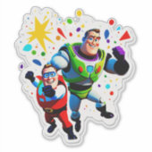 Super Verjaardagsfeest! Sticker (Voorkant)