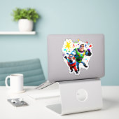 Super Verjaardagsfeest! Sticker (Laptop op bureau)