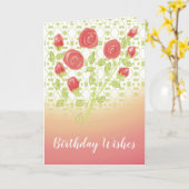 Super  verjaardagsgroet kaart (Gele Bloem)