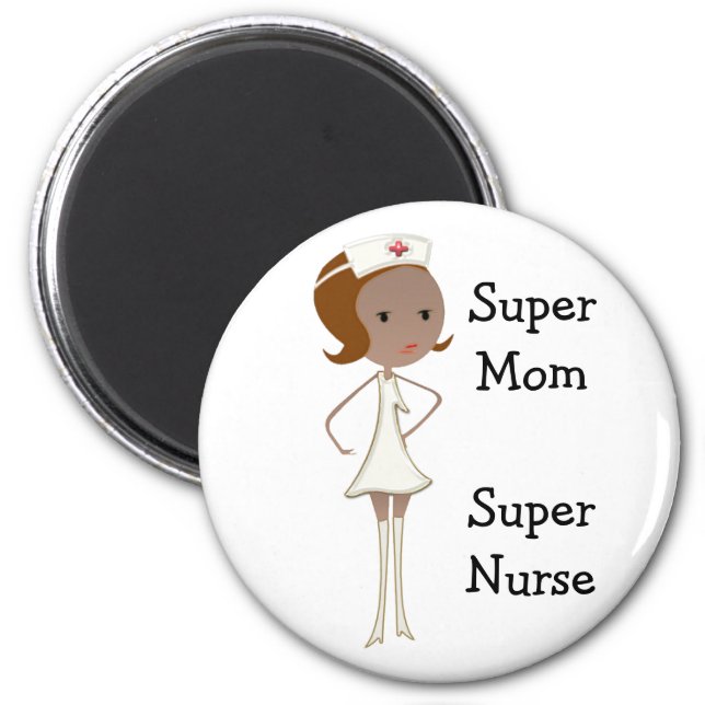 Super verpleegster magneet (Voorkant)