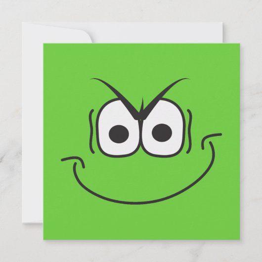 Super Villain Birthday Party Invitation Green Kaart (Voorkant)