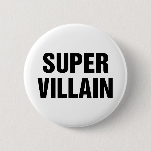 Super Villain Ronde Button 5,7 Cm (Voorkant)