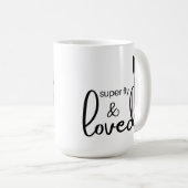 Super Vlieg (met Rode-Vleugel Blackbird) Koffiemok (Voorkant rechts)