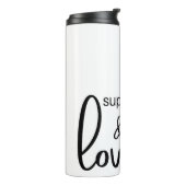 Super Vlieg (met Rode-Vleugel Blackbird) Thermosbeker (Gedraaid links)