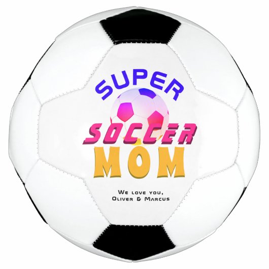 Super Voetbal Moeder Voetbal Sport Moederdag (Voorkant)
