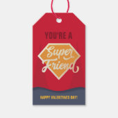 Super Vriend Classroom Valentijn Gift Label Cadeaulabel (Voorkant)