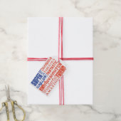 Super Vriend Positieve Waardering VS Vlag Cadeaulabel (Met Touw)