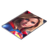 Super vrouwen comic cover notitieboek (Linkerzijde)