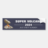 Super Vulkaan 2024 Bumpersticker (Voorkant)