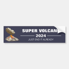 Super Vulkaan 2024 Bumpersticker