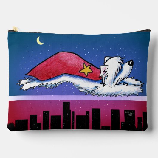 Super Westie Hond KiniArt Etui (Voorkant)