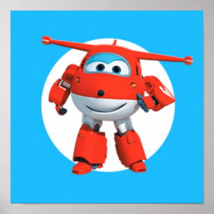 Super wings-vlak poster