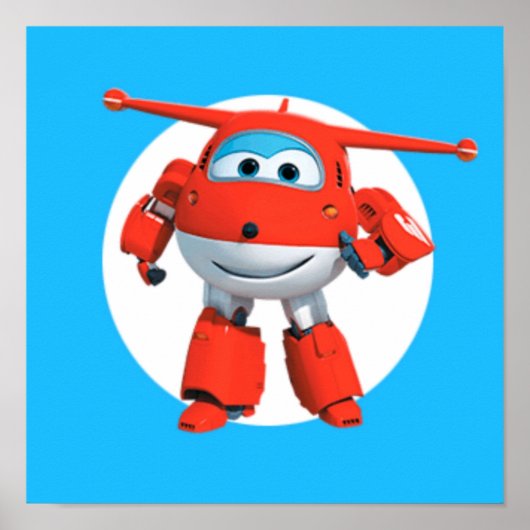 Super wings-vlak poster (Voorkant)
