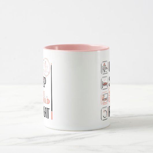 Super Wiskunde Teacher redt de wereld. Bedankt cad Mok (Midden)