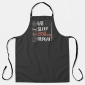 Super Wiskunde Teacher redt de wereld. Bedankt cad Schort (Voorkant)