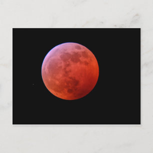 Super Wolf Blood Moon Feestdagenkaart