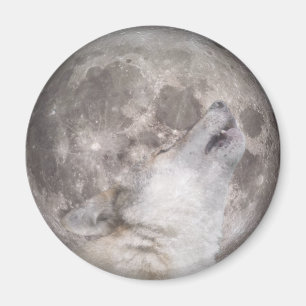 Super Wolf Moon Magneet