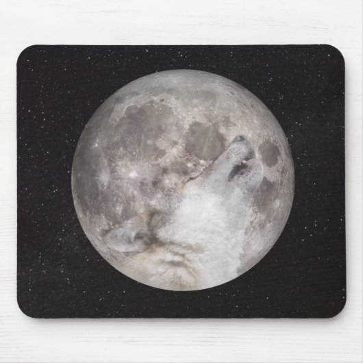 Super Wolf Moon Muismat (Voorkant)