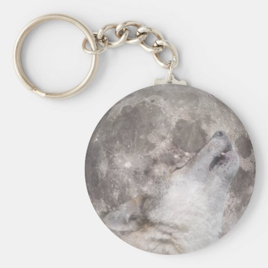 Super Wolf Moon Sleutelhanger (Voorkant)