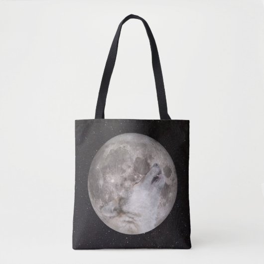 Super Wolf Moon Tote Bag (Voorkant)