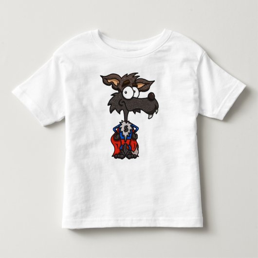 Super Wolf Toddler T-Shirt (Voorkant)