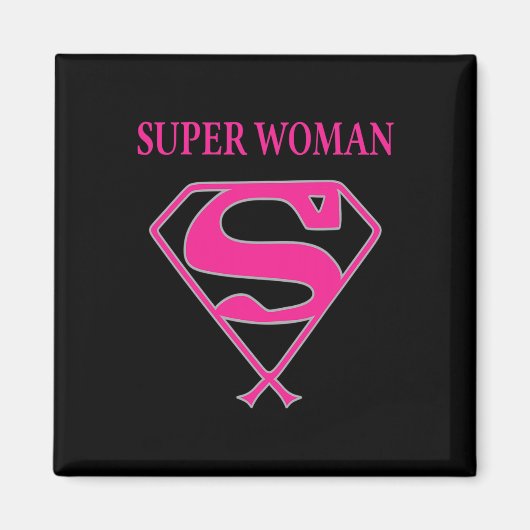 Super Woman (Borstkanker) Magneet (Voorkant)