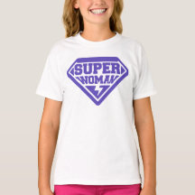Super Woman Girls’ T-shirt – Empowering Kinder T-s