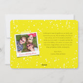 Super Wonder-is-tic Happy-docious nieuwjaarsfoto Feestdagenkaart (Achterkant)