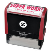 "SUPER WORK!" Rubberstempel Zelfinktende Stempel (Product)