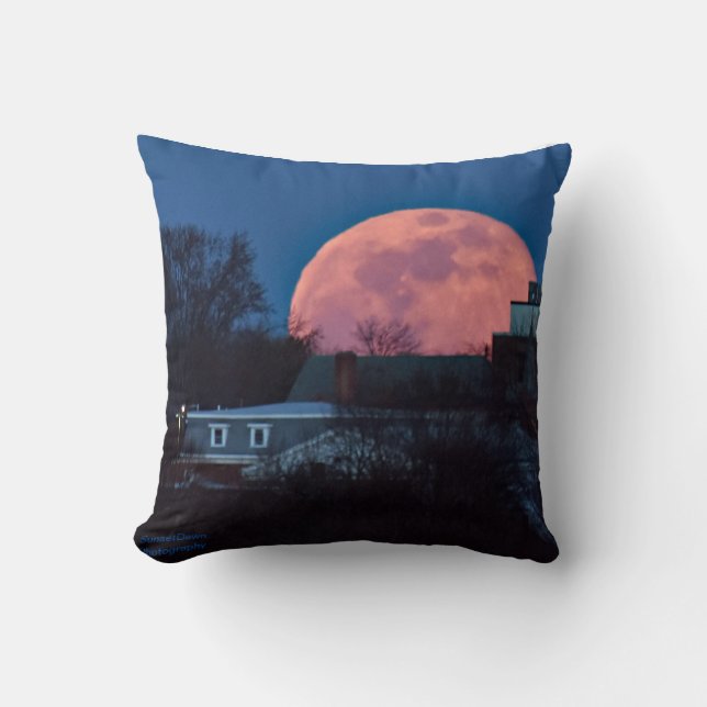 Super Worm Moon 2020 Kussen (Voorkant)