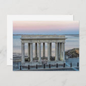 Super Worm Moon Plymouth MA briefkaart (Voorkant / Achterkant)