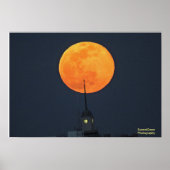 Super Worm Moon Rise Poster (Voorkant)