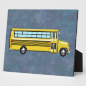 Super Yellow School Bus Fotoplaat (Zijkant)