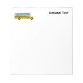 Super Yellow School Bus Notitieblok (Voorkant)
