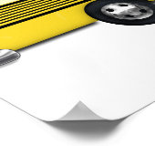 Super Yellow School Bus Poster (Hoek)