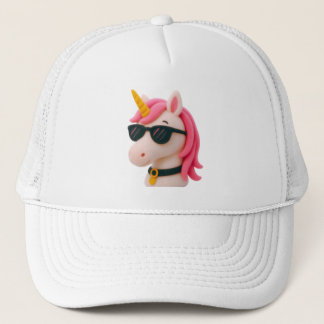 super zachte eenhoorn stijl knuffel trucker pet