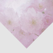 Super zachte grote roze bloemen tissuepapier (Detail)