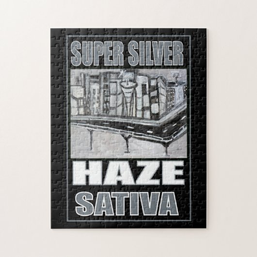 SUPER ZILVEREN NEVEL LEGPUZZEL (Verticaal)