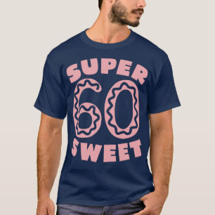 Super zoet 60 roze donut t-shirt