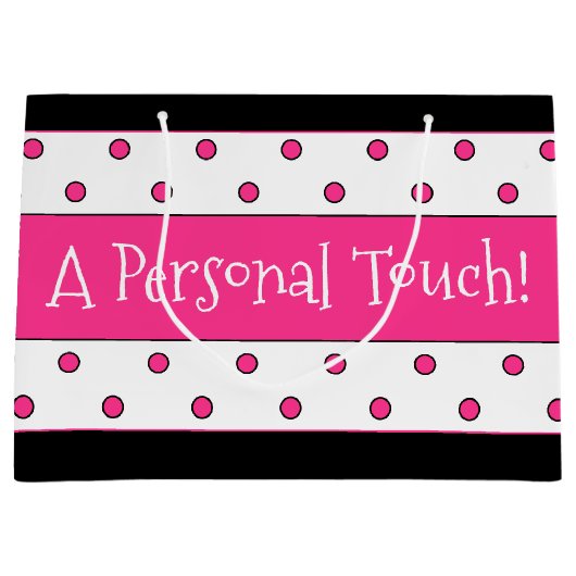 Super zoet papier winkelen groot cadeauzakje (Voorkant)