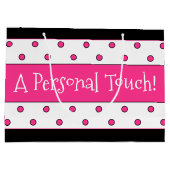 Super zoet papier winkelen groot cadeauzakje (Achterkant)