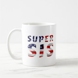 Super Zus en de Amerikaanse Vlag Koffiemok