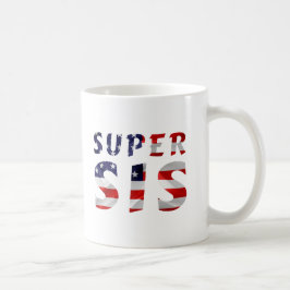 Super Zus en de Amerikaanse Vlag Koffiemok